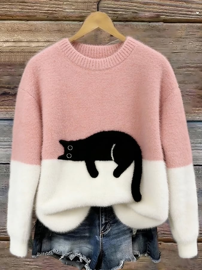 LUNA™ | Sudadera Femenina con Estampado de Gato