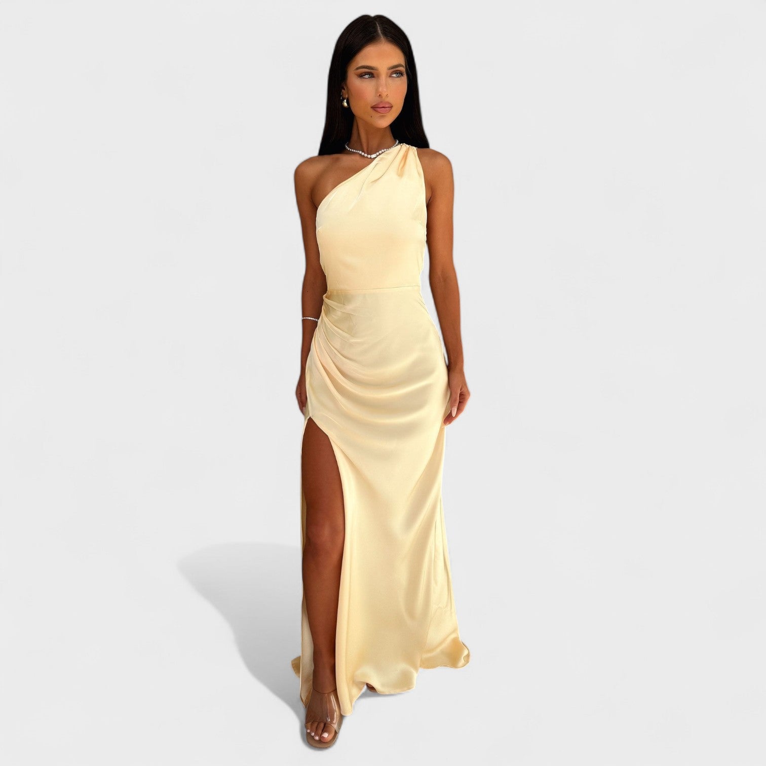 Aurelia™ | Vestido largo de satén
