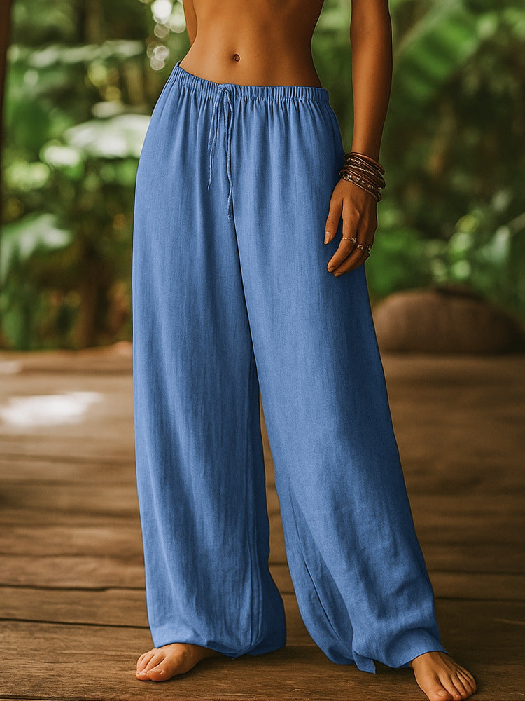 Cayenne™ | Pantalones de Algodón-Lino Sueltos