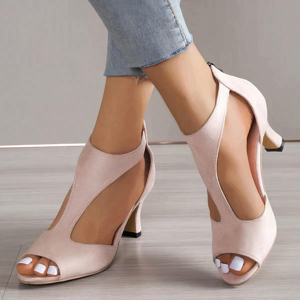 Camila™ | Sandalias de Tacón Alto con Punta Descubierta
