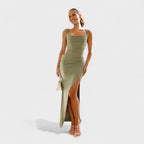 Sarella™ | Vestido largo con espalda descubierta y lazo