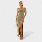 Sarella™ | Vestido largo con espalda descubierta y lazo