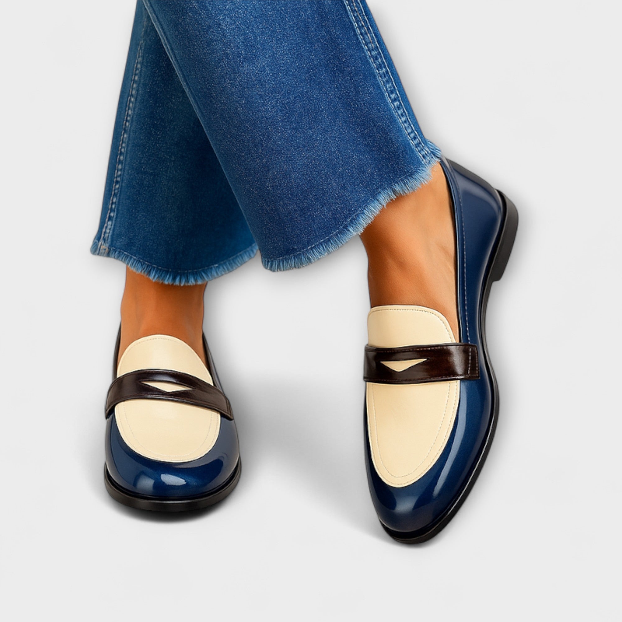 ™ | Mocasines de Contraste