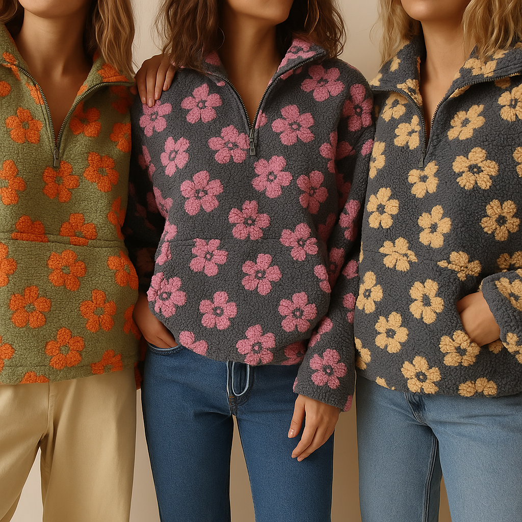 Daisy™ | Sudadera Polar Floral