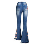 Elouize™ | Jeans Largos con Bordado 3D