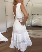 Kim™ | Vestido de Encaje con Escote en V