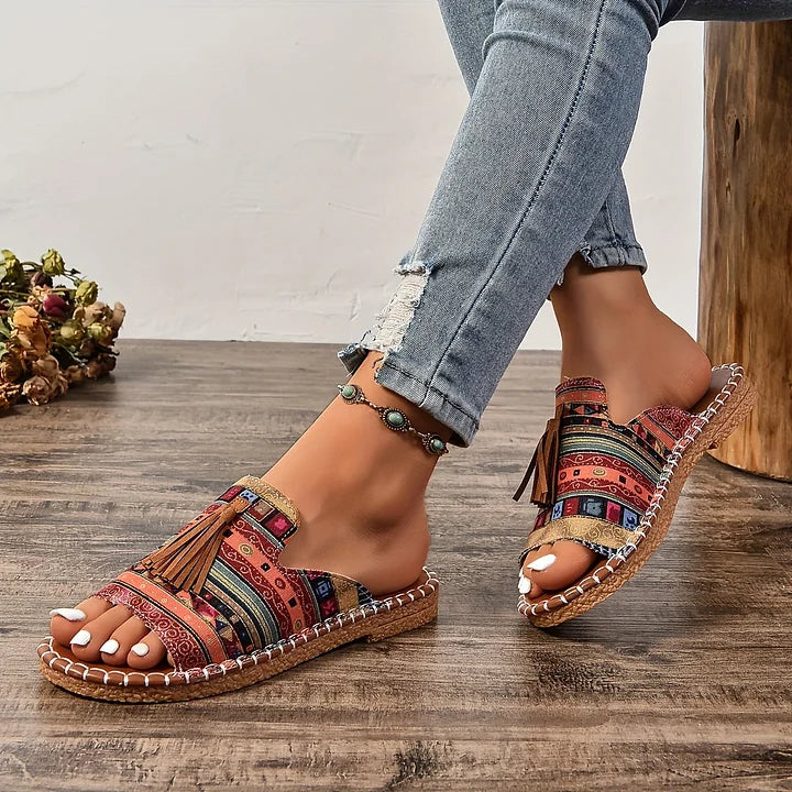 Leena™ | Sandalias Ortopédicas Planas Confortables