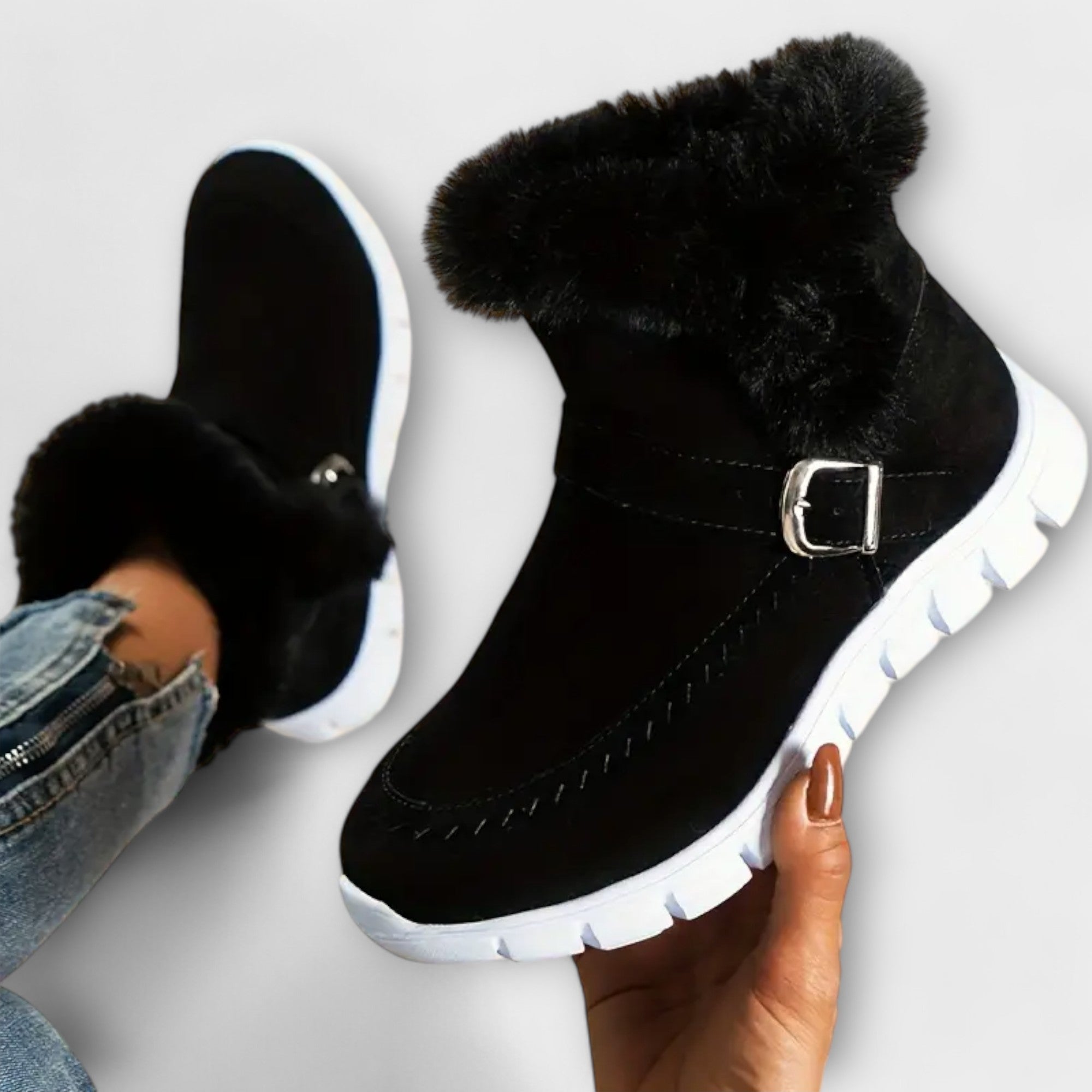 Anny™ | Botas de tobillo cálidas y forradas