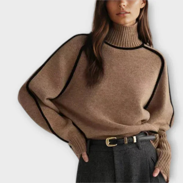 Emilia™ | Suéter de cuello alto suave y elegante