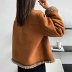Rosalie™ | Abrigo de piel con botones