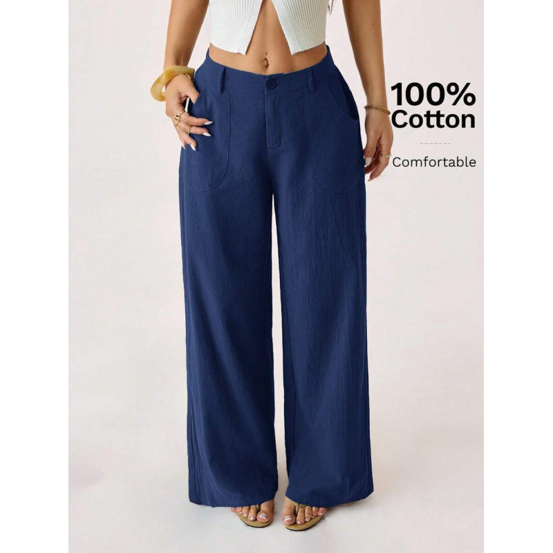 Liliana™ | Pantalones de Lino Naturales