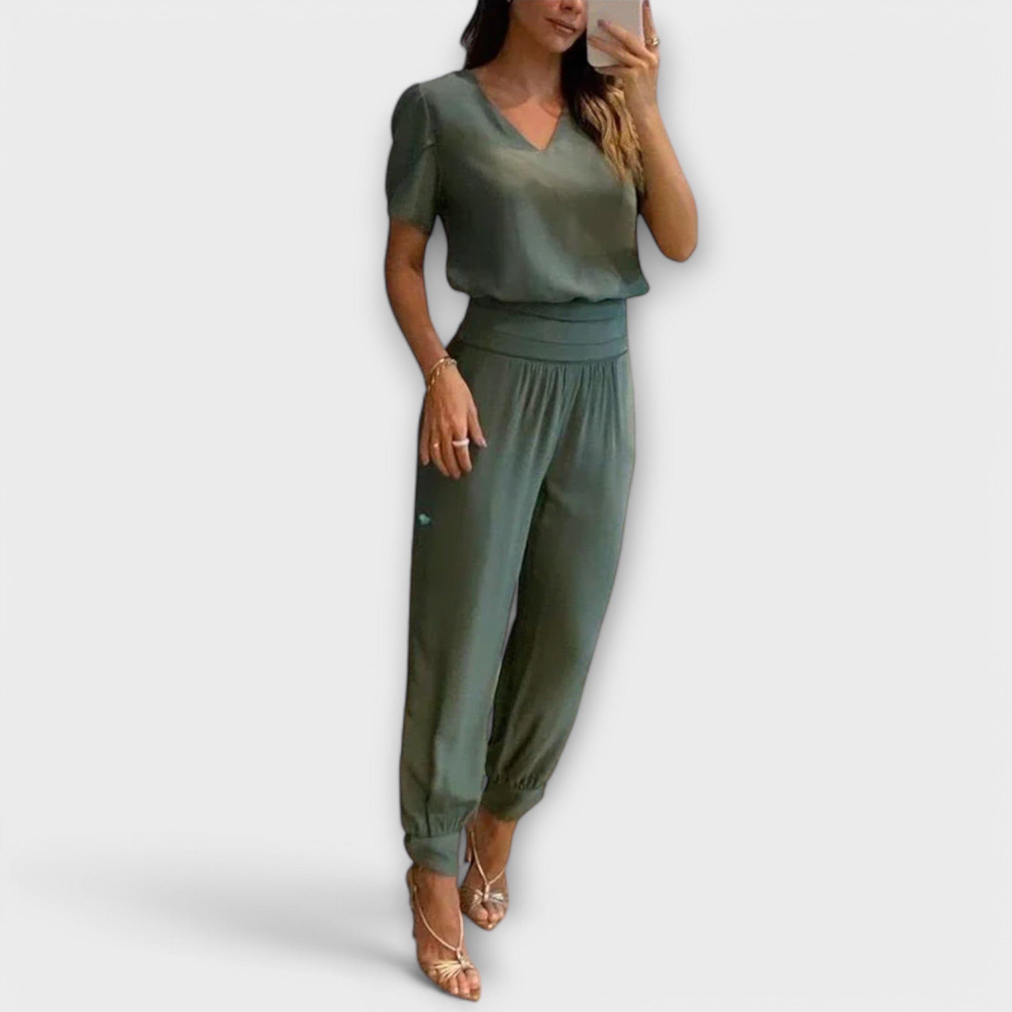 Irmelin™ | Conjunto elegante con camiseta y pantalones