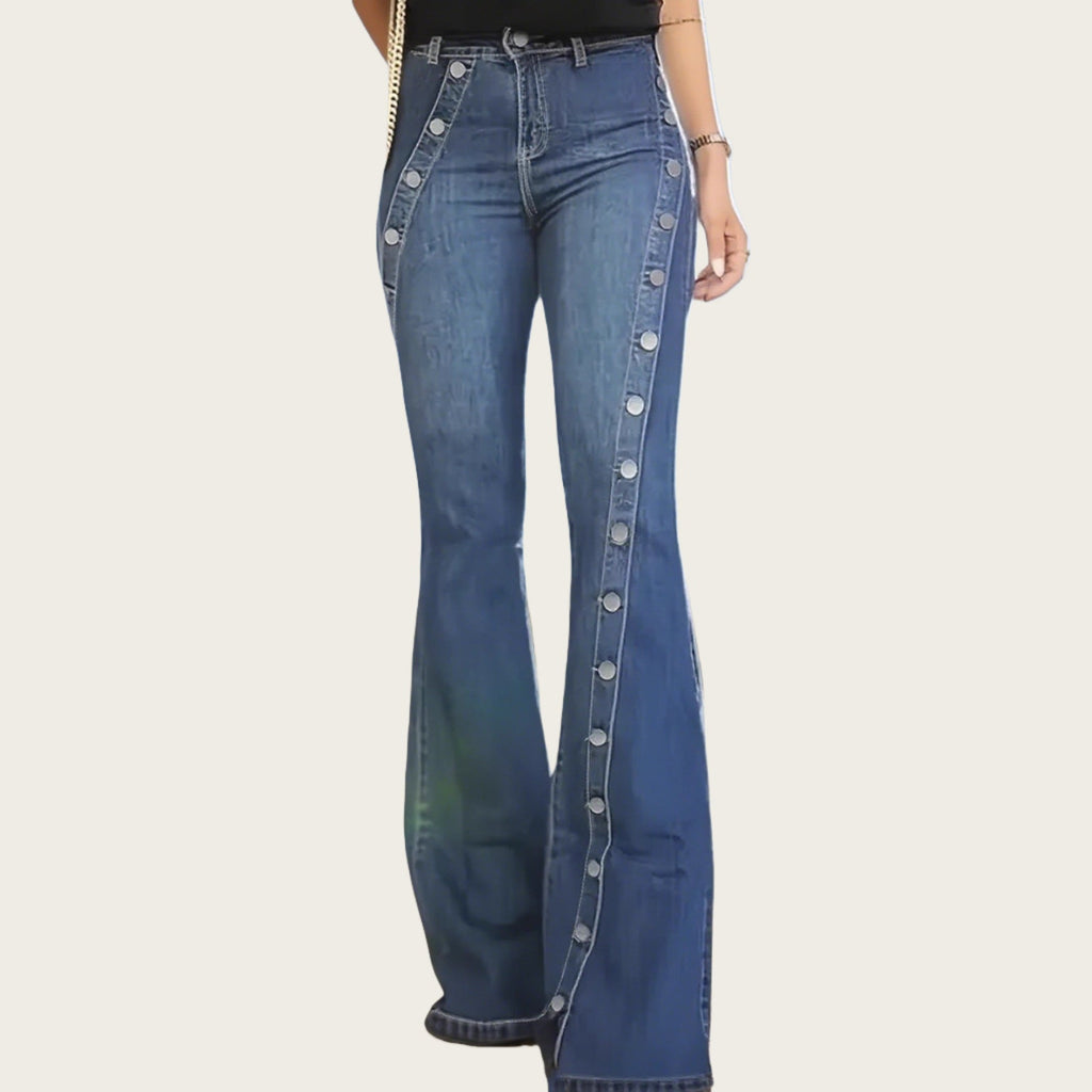 Mariana™ | Jeans Azules Slim Fashion