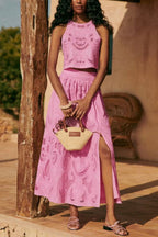 Moise™ | Conjunto Rosa de Encaje