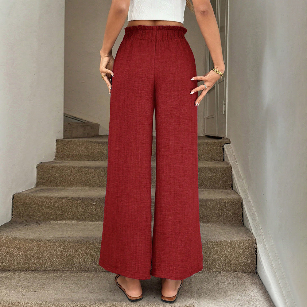 Leonor™ | Pantalones de Cintura Alta con Cordón