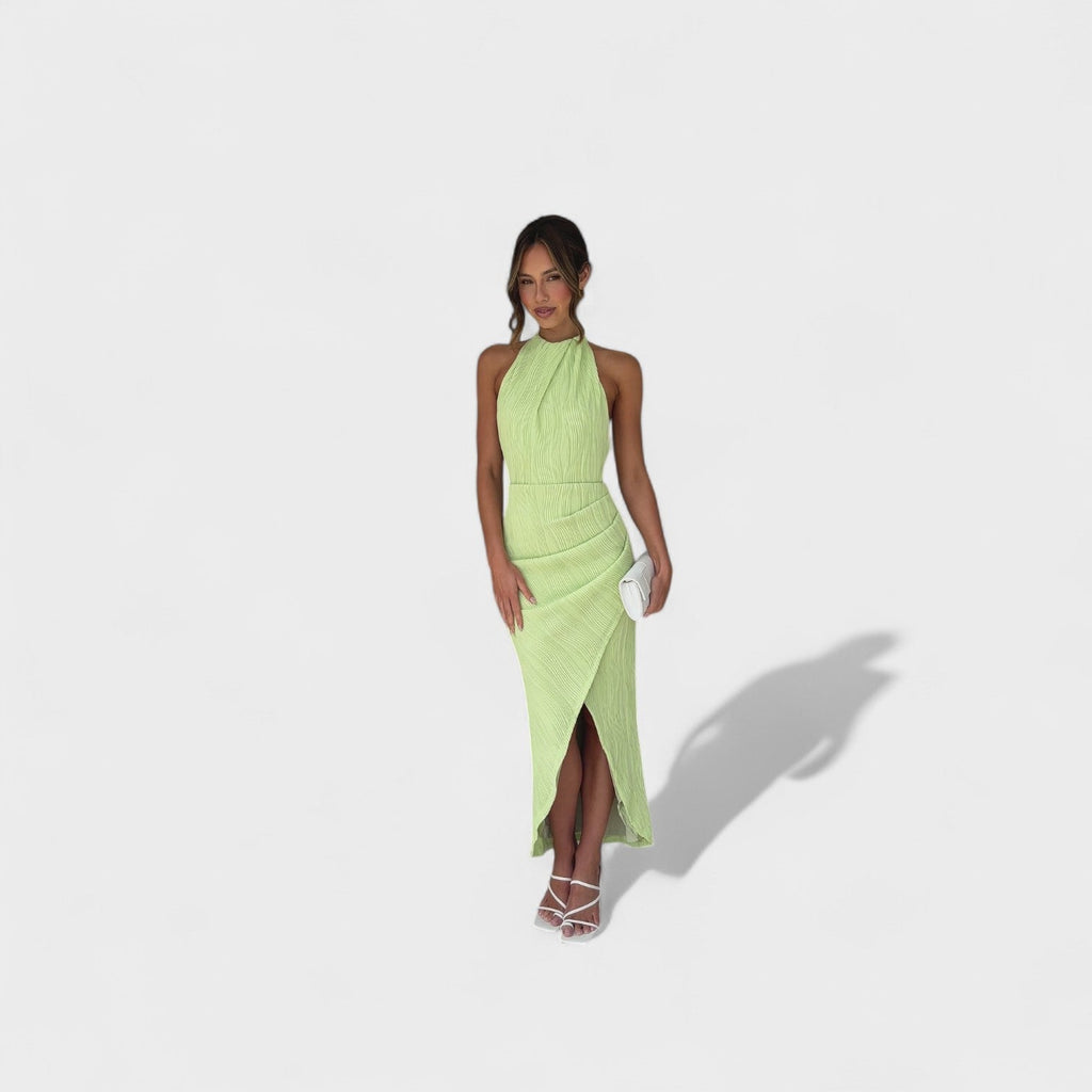 Camila™ | Vestido largo con pliegues