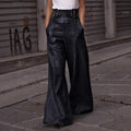 Helena™ | Pantalones de Campana de Piel