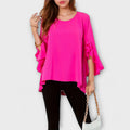 Aria™ | Una blusa de primavera perfecta con un escote redondo