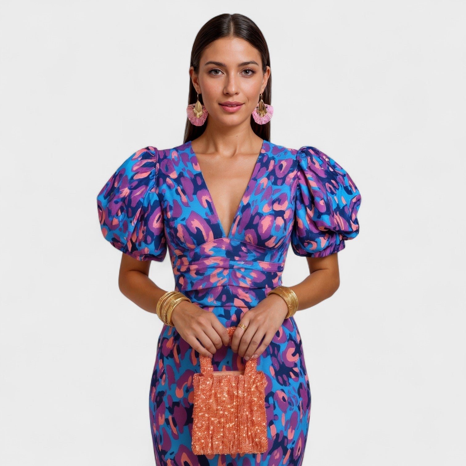 Lily™ | Vestido Fuego Tropical