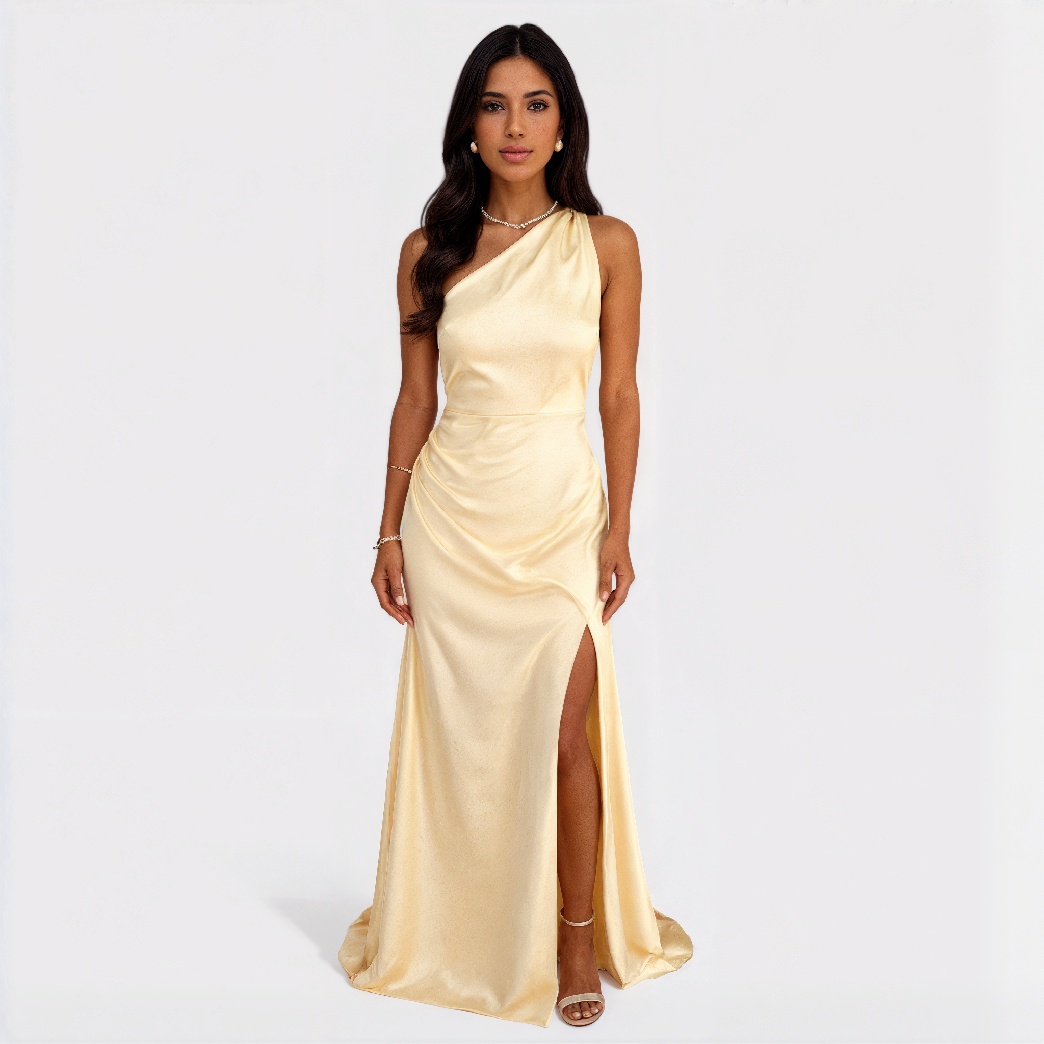 Aurelia™ | Vestido largo de satén