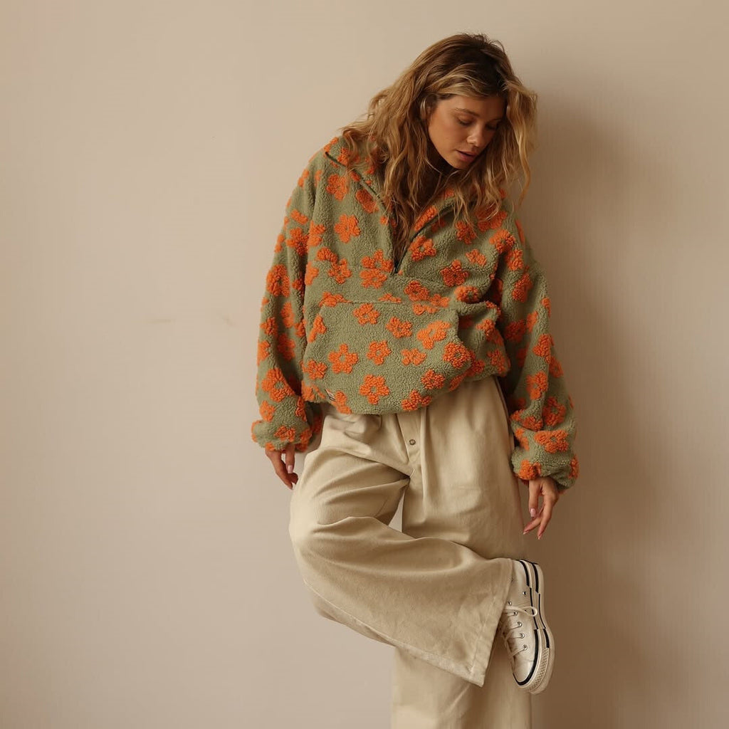 Daisy™ | Sudadera Polar Floral