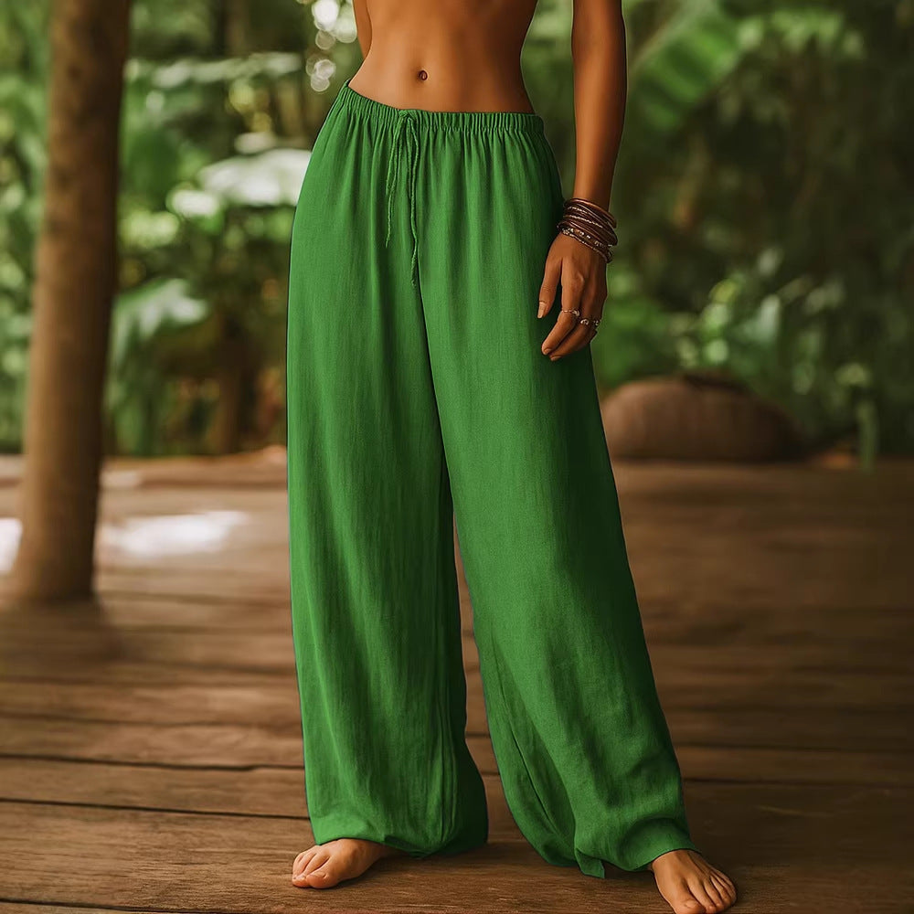 Cayenne™ | Pantalones de Algodón-Lino Sueltos