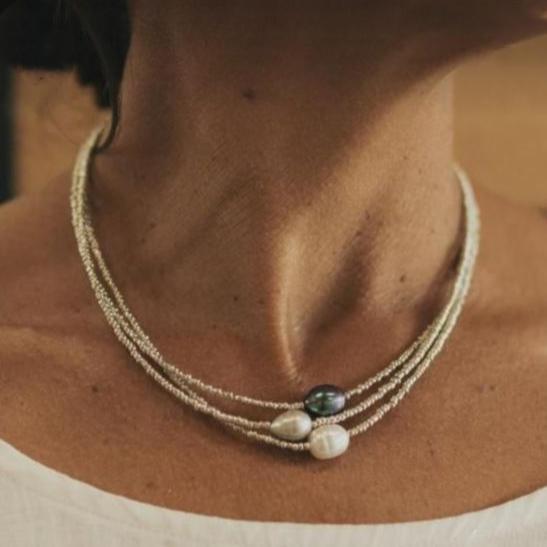 Lumina | Collar Vintage Perlas de Agua Dulce