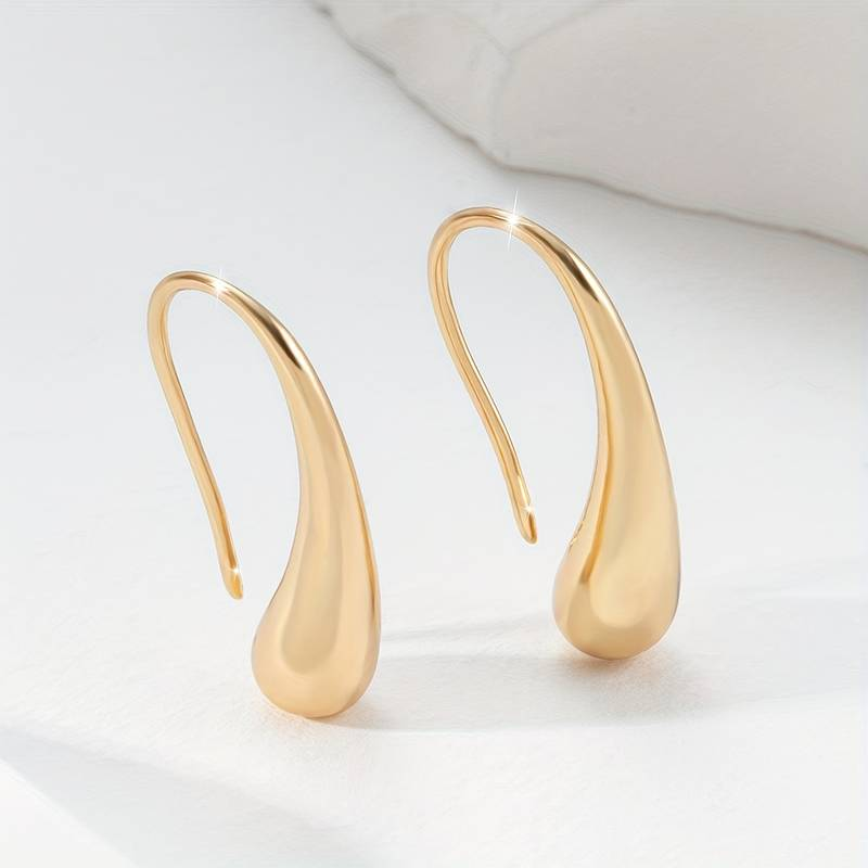 Aurora™ | Joyas Pendientes Oro Vintage Gota Elegantes Exclusivos