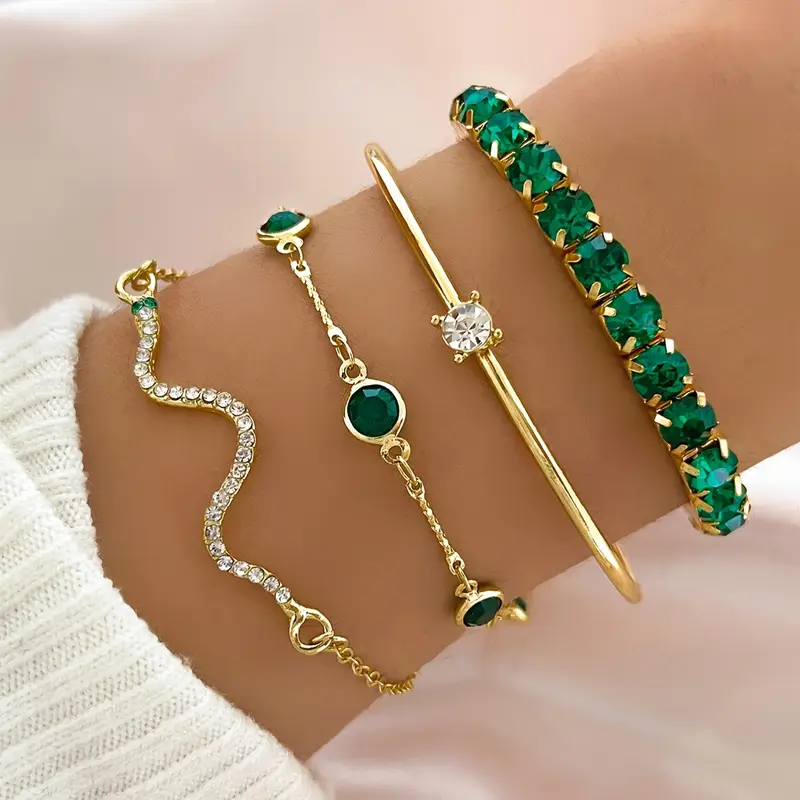 Esmerald™ | Pulseras Vintage Verdes