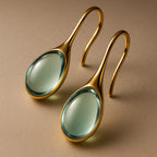 CristalLux Pendientes Gota Oro Plata - Elegancia Brillante