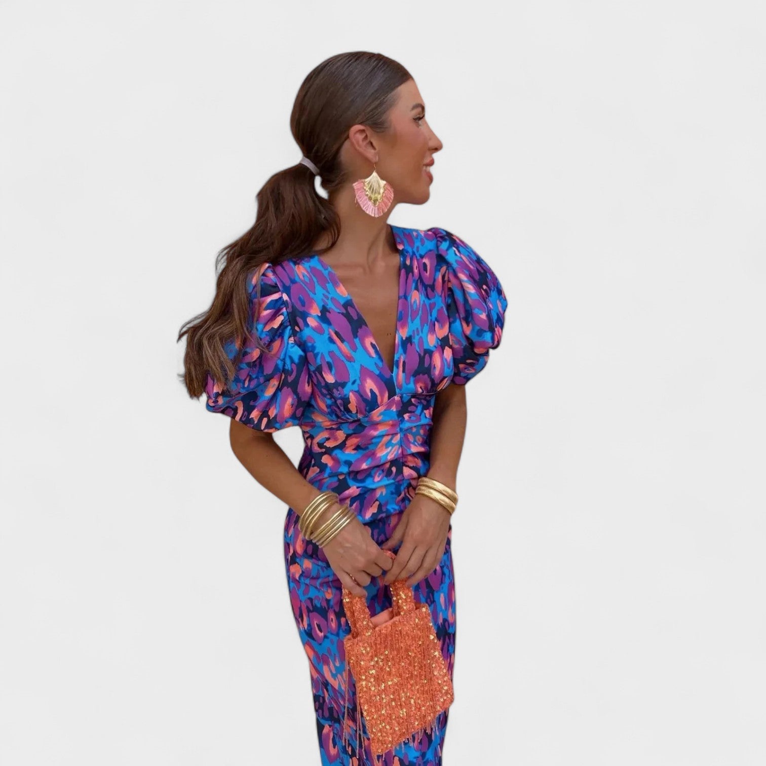 Lily™ | Vestido Fuego Tropical