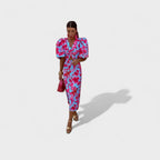 Lily™ | Vestido Fuego Tropical