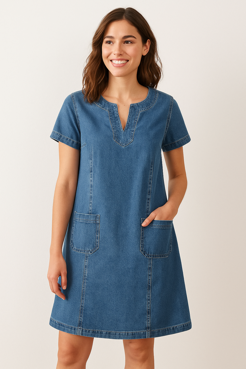 Marina™ | Vestido de Jean Suave