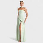 Vestido Maliyah™ | Corte asimétrico Menta