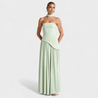 Vestido Maliyah™ | Corte asimétrico Menta