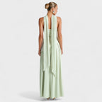 Vestido Maliyah™ | Corte asimétrico Menta