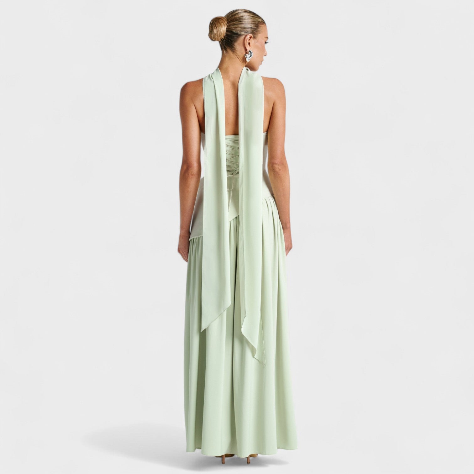 Vestido Maliyah™ | Corte asimétrico Menta