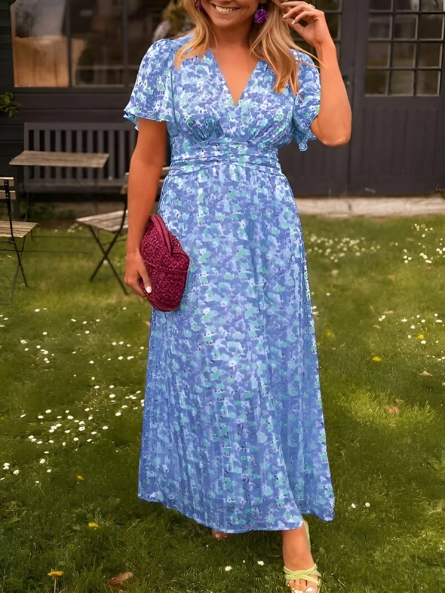 Sandra™ | Vestido maxi elegante con escote en V