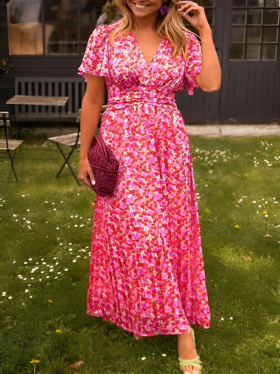 Sandra™ | Vestido maxi elegante con escote en V
