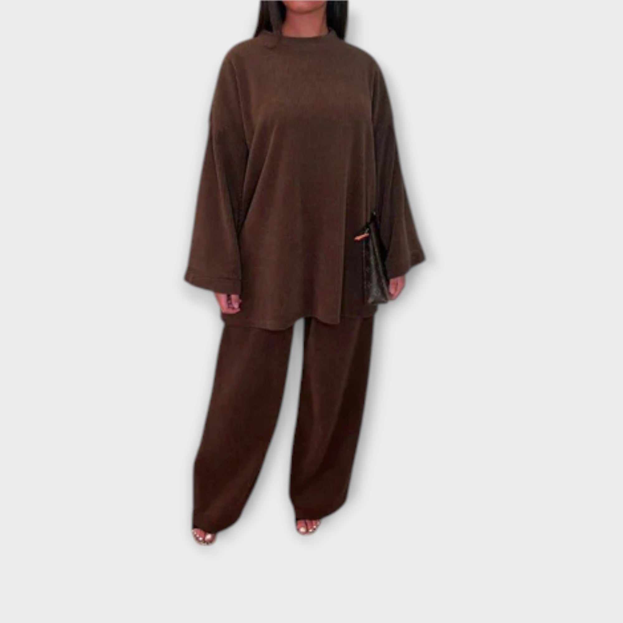 Ingrid™ | Conjunto Plus Size de Estilo Acanalado