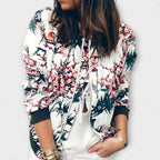 Andreia - Chaqueta bomber elegante con estampado floral