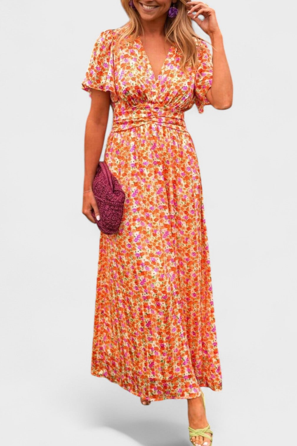 Sandra™ | Vestido maxi elegante con escote en V