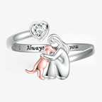 Anillo Abrazo de Perro (Rosa)