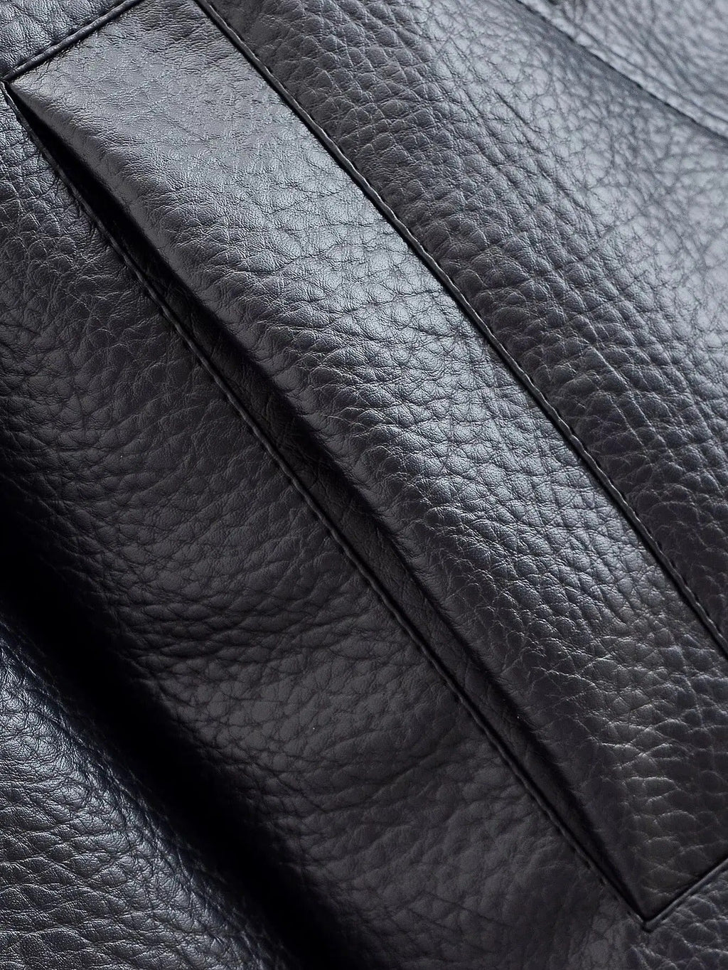 CARLA™ | Abrigo de Piel Asimétrico Femenino