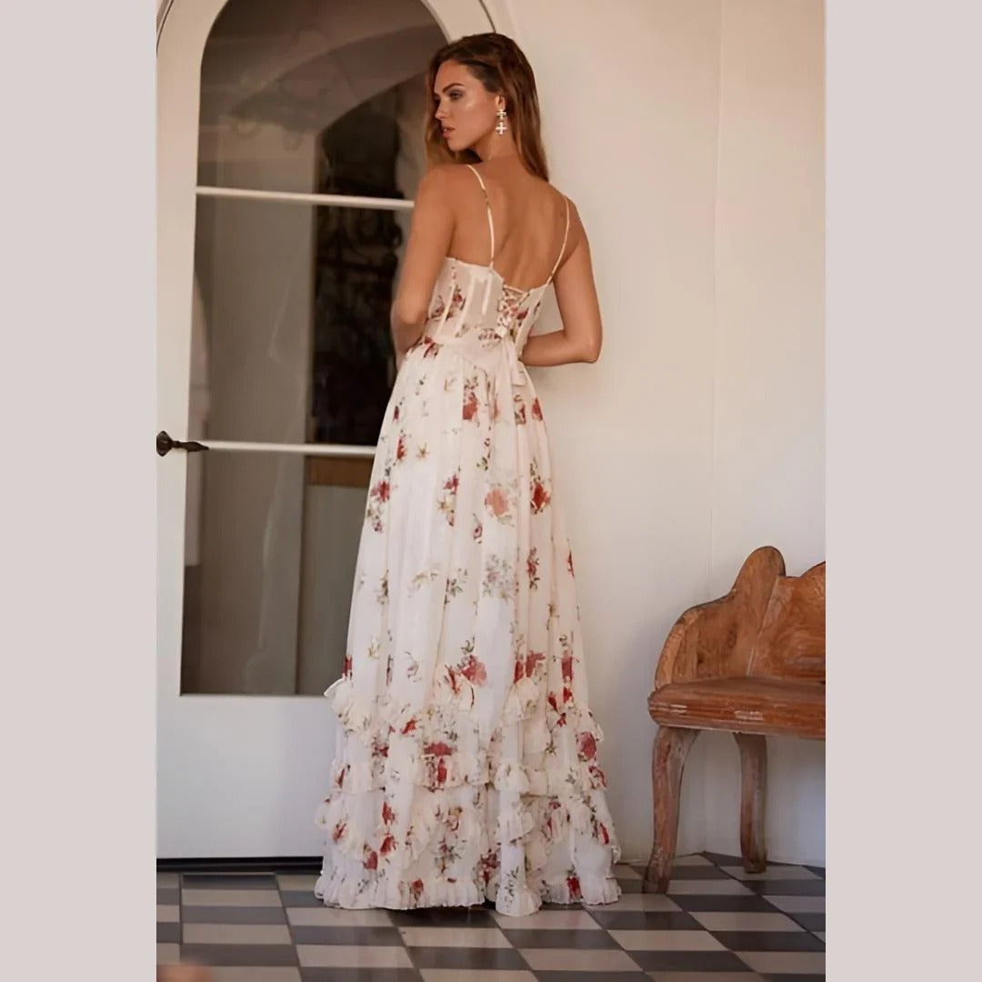 Sónia™ | Vestido midi con estampado floral
